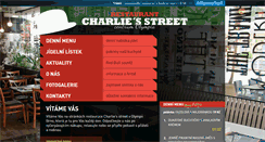 Desktop Screenshot of charliesstreet.cz