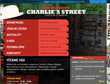 Tablet Screenshot of charliesstreet.cz